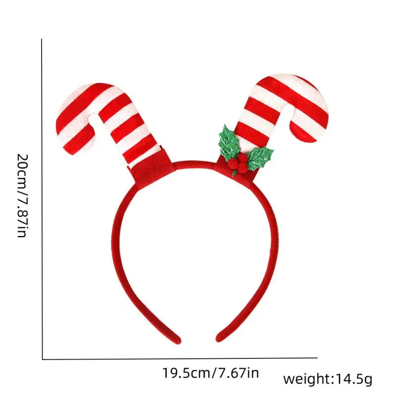 Christmas Headbands Green Headwear Christmas Gifts For Children Women Girls Cosplay Hair Hoop Party Headdress Hair Headband