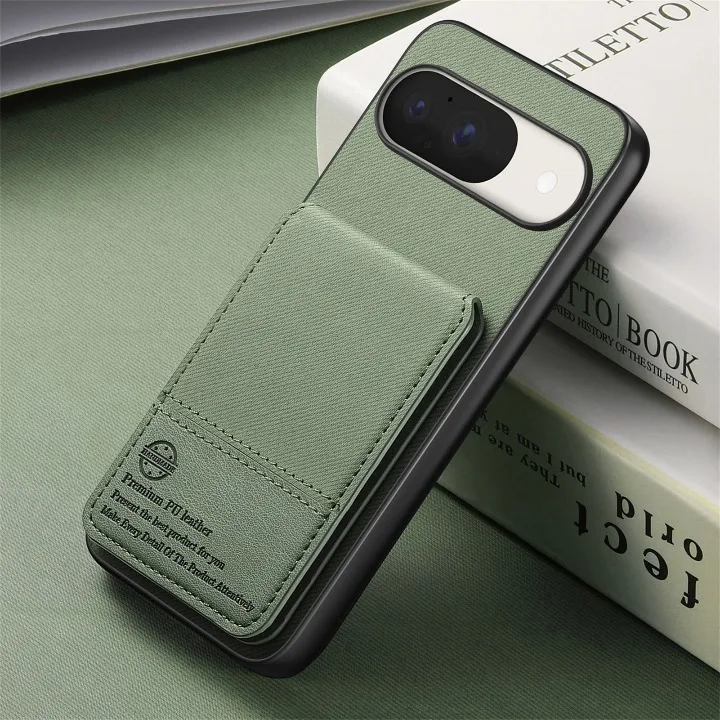 Premium RFID Blocking Leather Wallet Case - Luxury Card Holder Back Cover