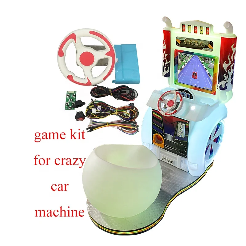 

Набор для самостоятельной сборки с монетами, игровая настольная доска, рулевое колесо, Установка кабеля, сумасшедшие летающие автомобильные игры для детей