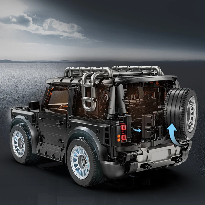 IN STOCK J2022 MOC Technical RC SUV Building Blocks Model