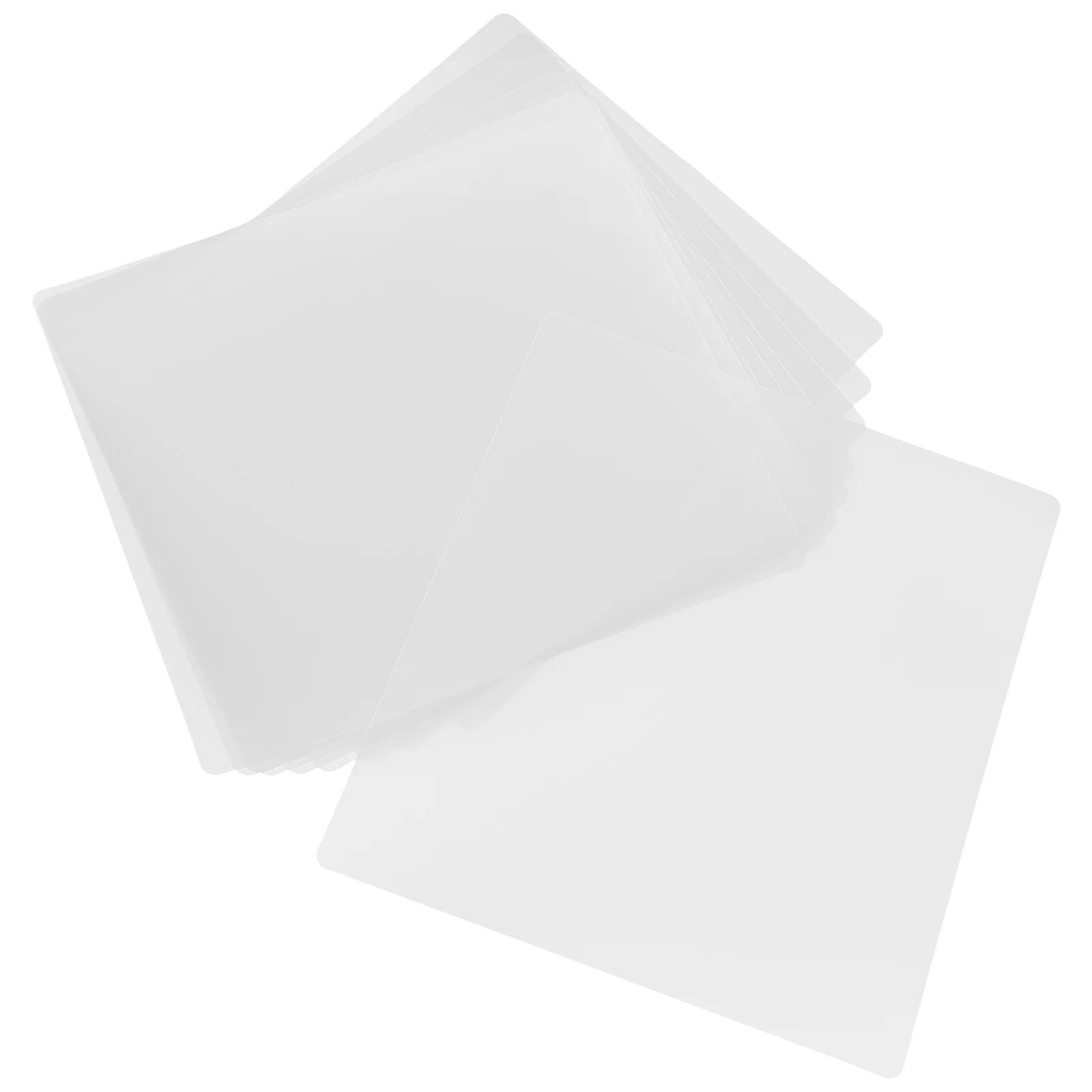 10 Pcs Three-dimensional 3D Printing Copy Board Child Pvc Clear Template Plastic