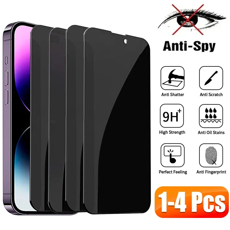

4 шт., защитные пленки для iPhone 15, 13, 11, 12, 14 Pro Max Mini, 7, 8 Plus