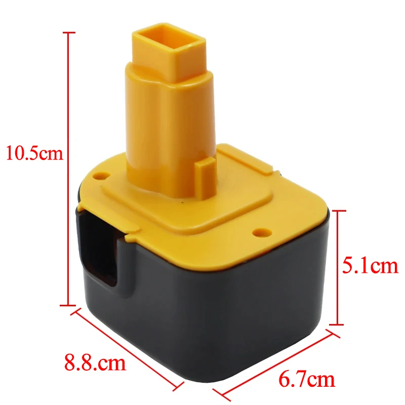 NI-CD NI-MH 배터리 플라스틱 케이스 하우징 셸, Dewalt 12V DE9037 DE9071 DW9072 DE9075 DE9501 DW9071 DW9072 박스용, DC9071