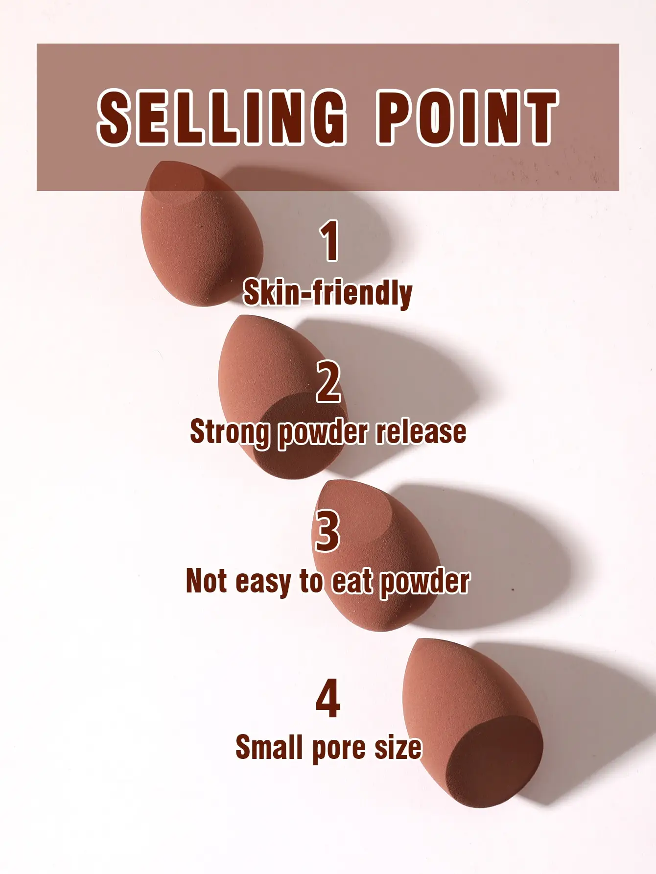 4PCS Makeup Sponge,Suitable For Cream & Powder Concealer, Loose Powder Makeup Applicator