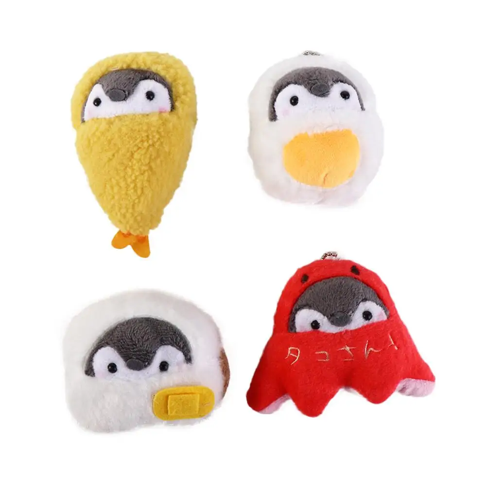 

Birthday Gifts Breakfast Series Plush Doll Penguin Plush keyring Penguin Plush Keychain Breakfast Series Keyring Bag Pendant