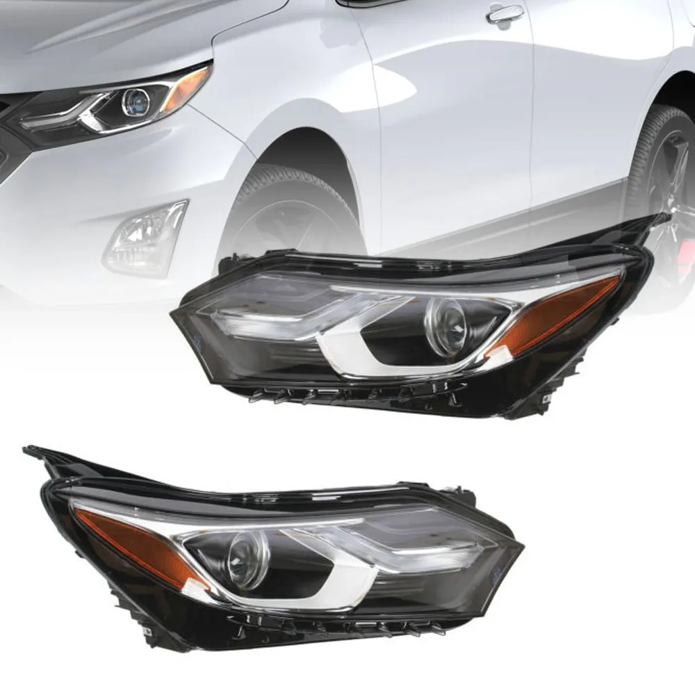 left driver right passenger side rearview cover mirror frame shell housing trim for toyota chr 2018 2022 Pair Headlights Assembly For Chevy Equinox 2018-2020 Headlights Driver Side Passenger Side Headlamp Chrome Housing LH+RH