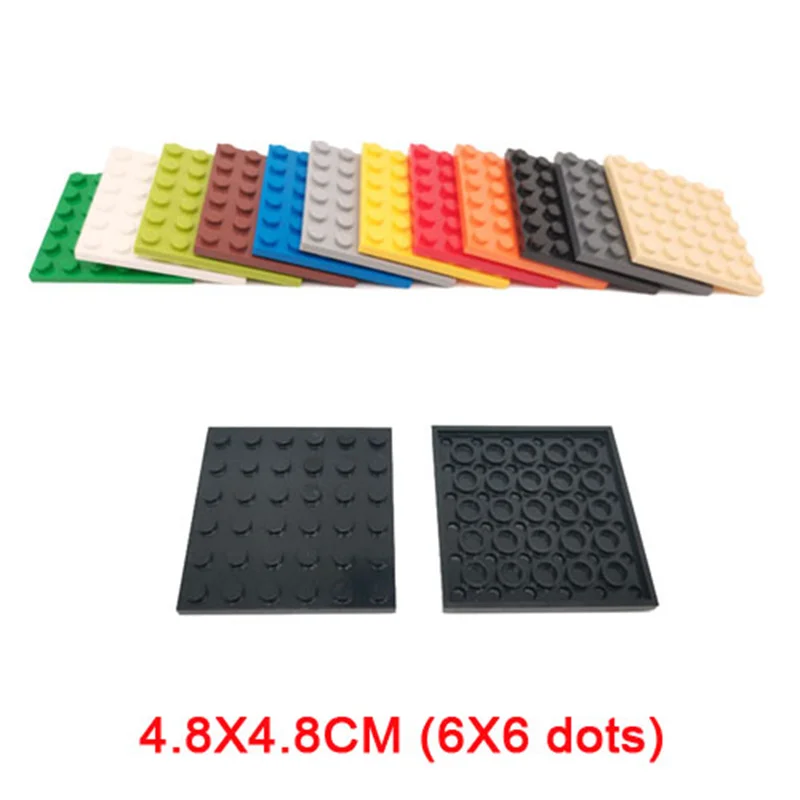 wooden stacking blocks Double-sided Base Plates Plastic Small Bricks Baseplates Compatible classic dimensions Building Blocks Construction Toys 32*32 wood blocks for crafts Blocks