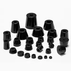 10Pcs Black Rubber Feet Chair Floor Protector Non-slip Furniture Feet Table Leg Cover Cabinet Bottom Pads Funiture Legs