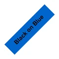 Black on Blue