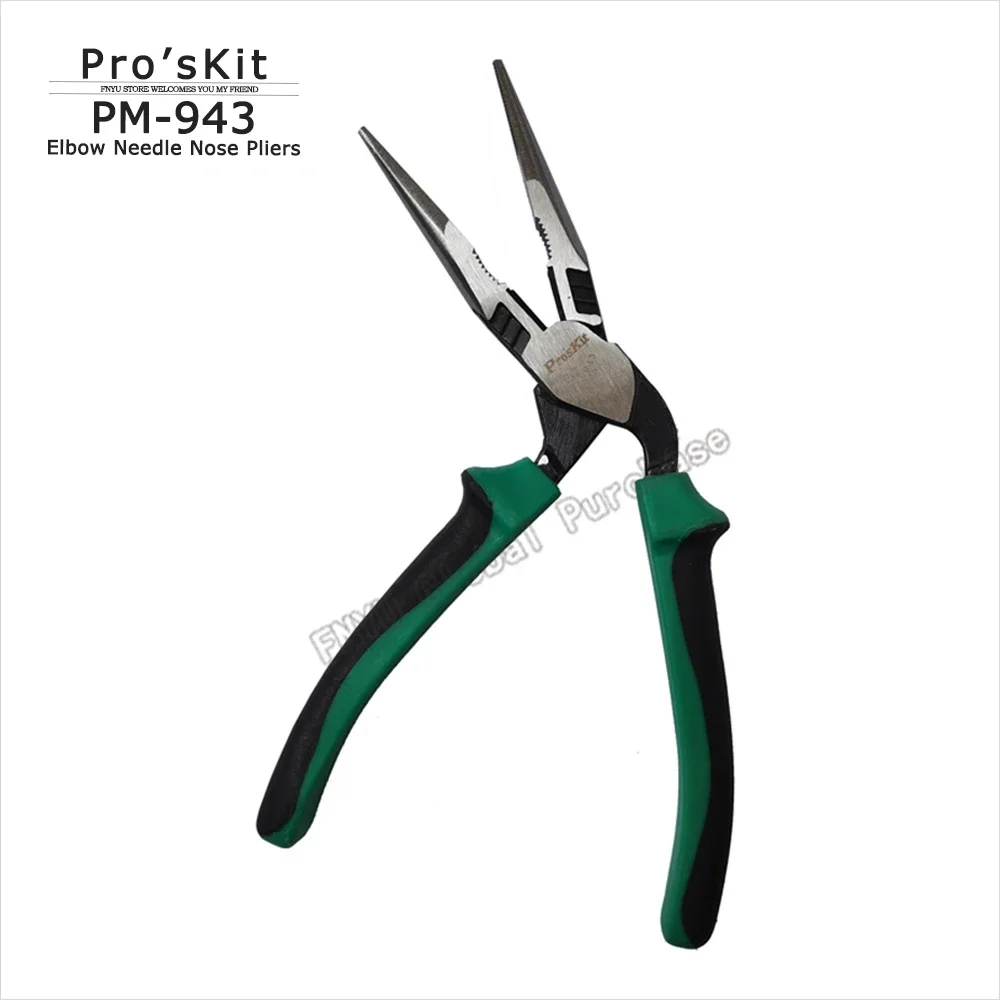 

Pro'sKit строительные кусачки с гибким наконечником, губцы, провинция, сила иглы, кусачки, 8 дюймов, двухцветные плоскогубцы с длинным носом