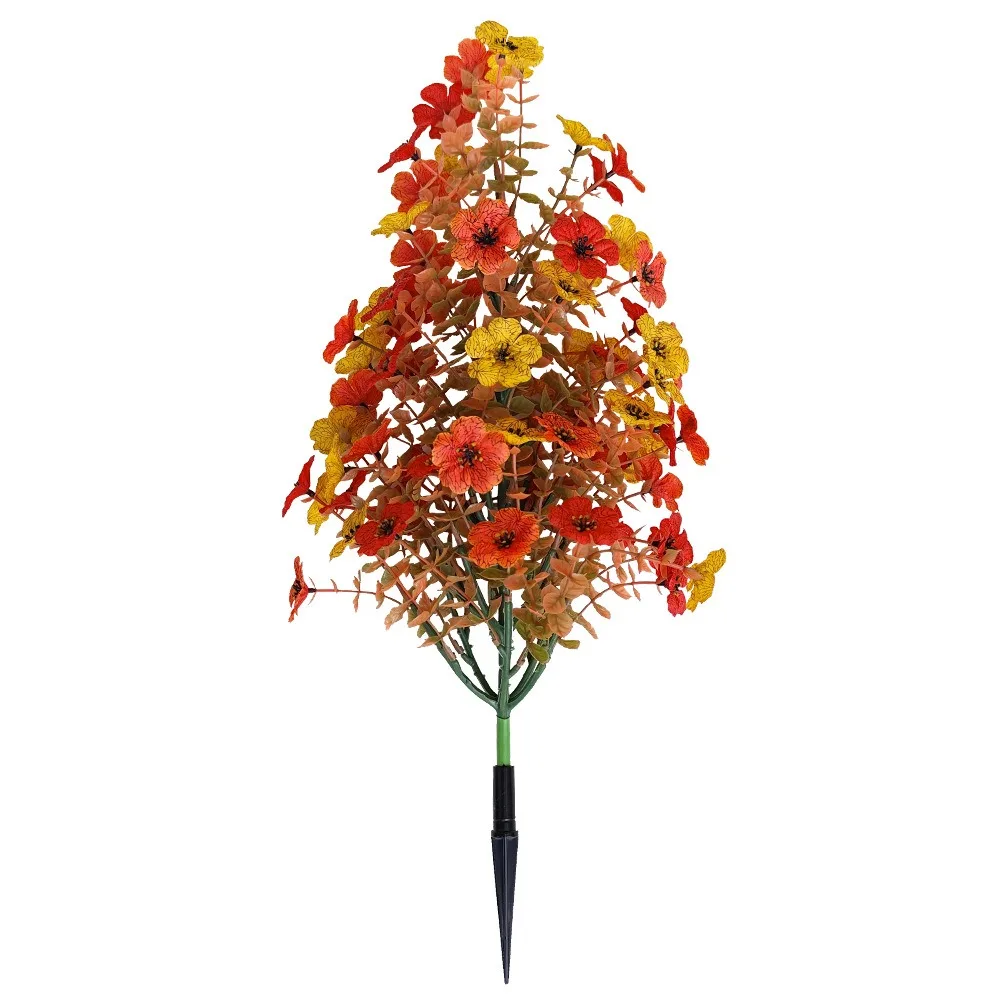 Description Picture 5 of itemLawn Decor Artificial Plant Garden Stake Porch Decor Decorative Ornament Garden Stake Decor with Stake Simulation Flower Violet