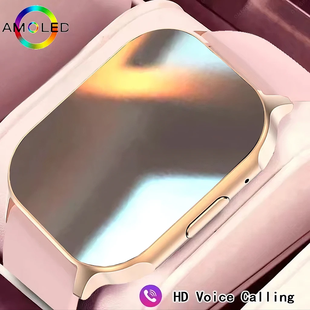 2024 Nuovo Hk26 Bluetooth Call Ladies Smartwatch 2.04 Pollici Amoled Full Screen Touch Blood Pressure Multi-Sport Smartwatch Ladies