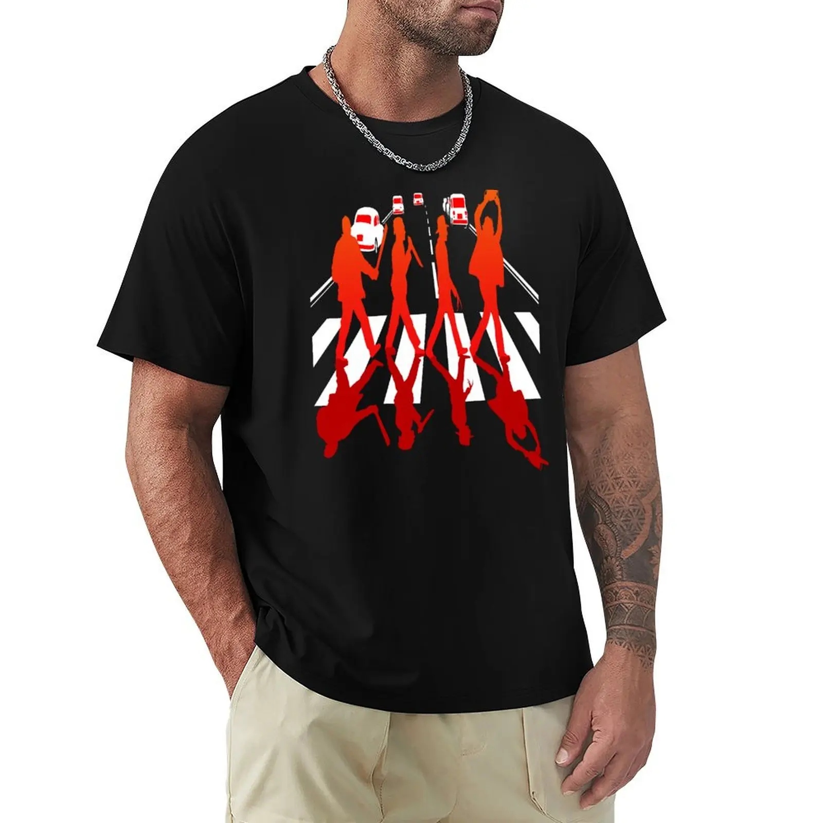 

Street chaos is scary T-Shirt quick-drying vintage mens graphic t-shirts anime