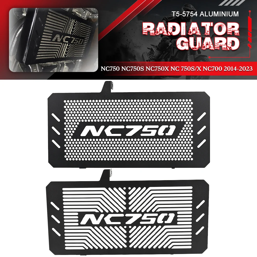 

FOR HONDA NC750 NC750S NC750X NC 750S X NC700 2014-2023 Motorcycle Radiator Guard Grille Cover Water Tank Cooler Bezel Protector