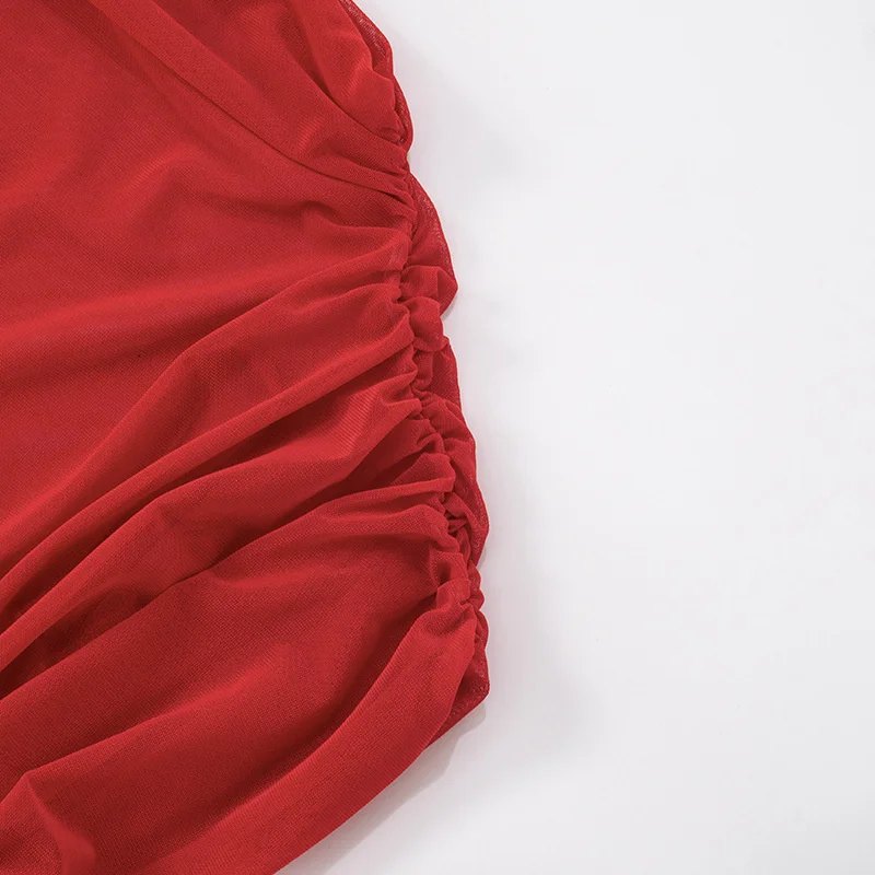 Blifanbo Mesh Short Sleeve Sexy Maxi Dress For Women Elegant High Waist Fashion Patchwork Summer Sexy Slim Club Party Long Dress photo