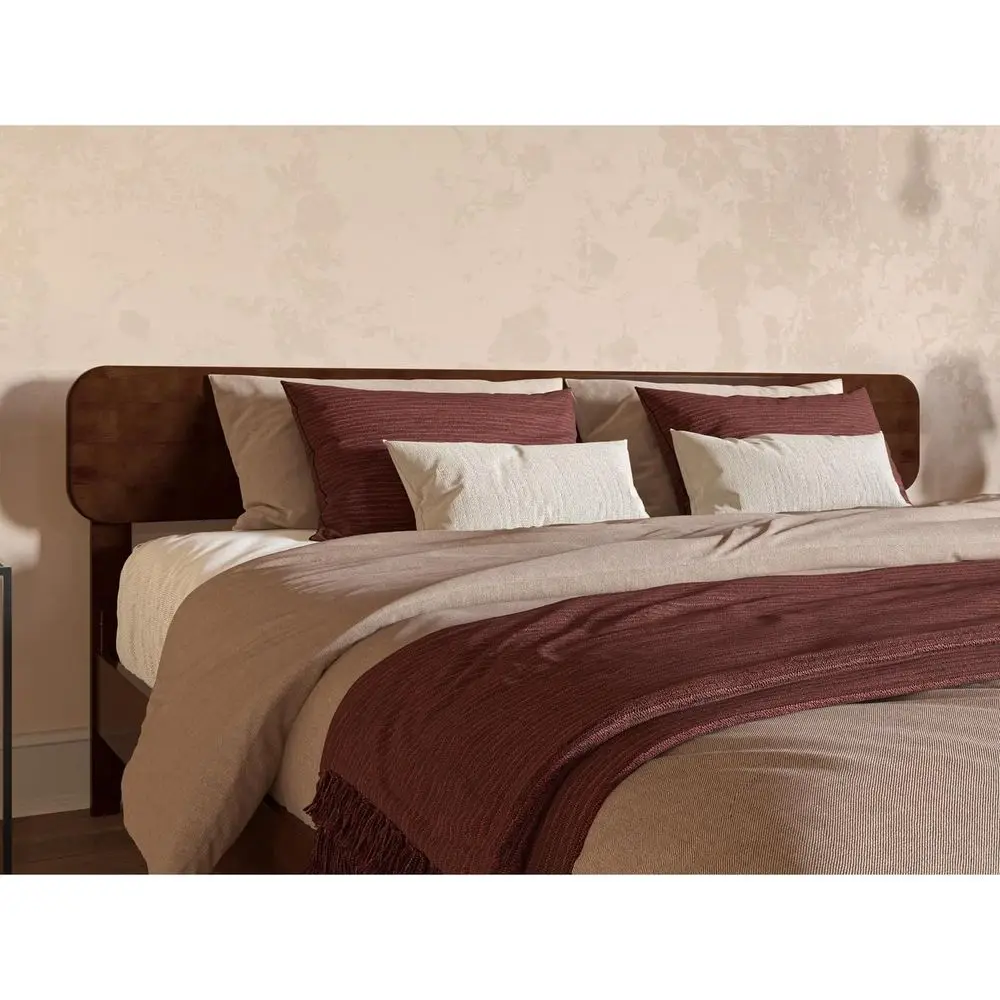 Queen Solid Wood Headboard, Walnut