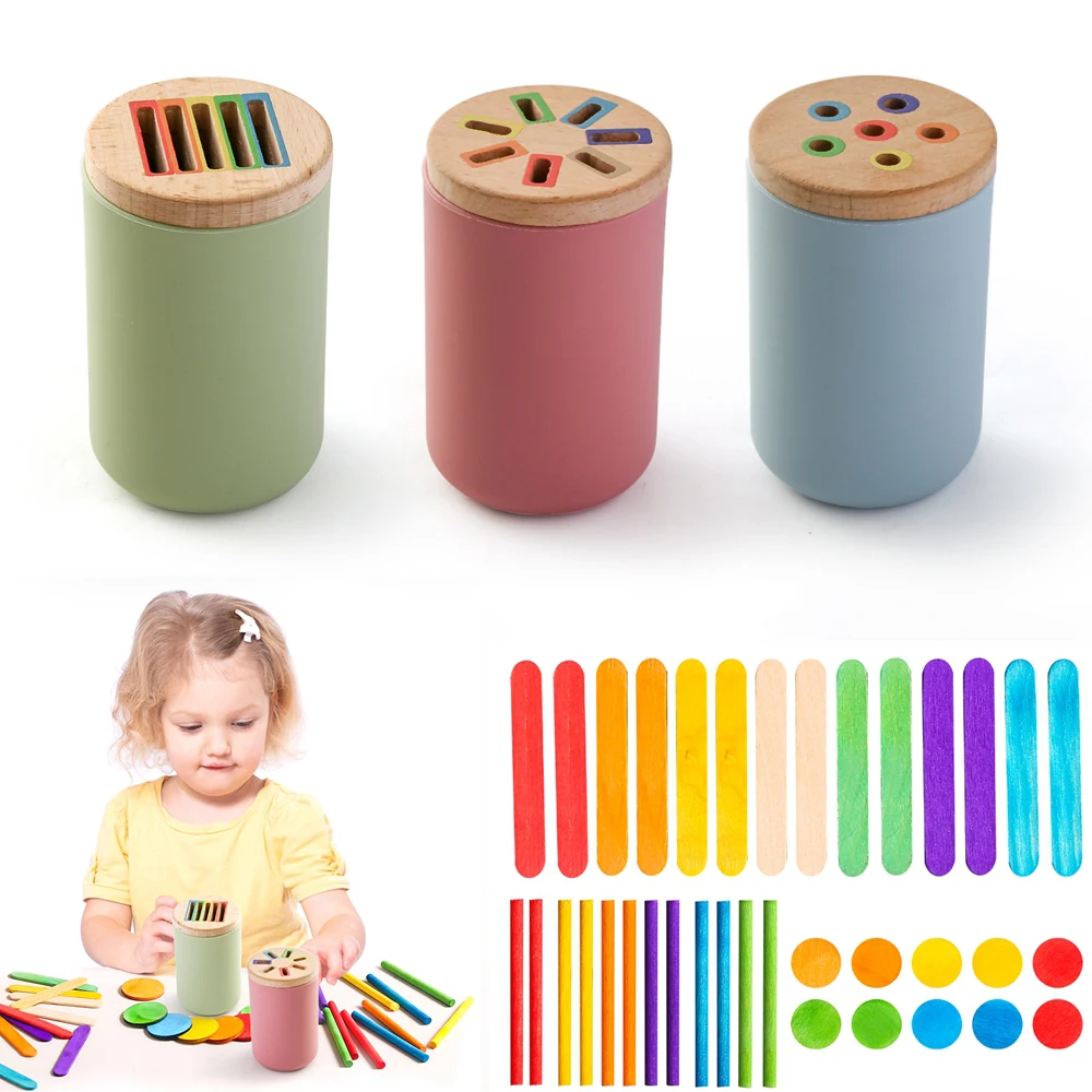 Montessori Baby Toys Silicone Educational Game