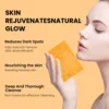 Lemon Turmeric Kojic Acid Glowing Soap Handmade Soap Brightening Moisturizing Lotion Body Facial Soap 5