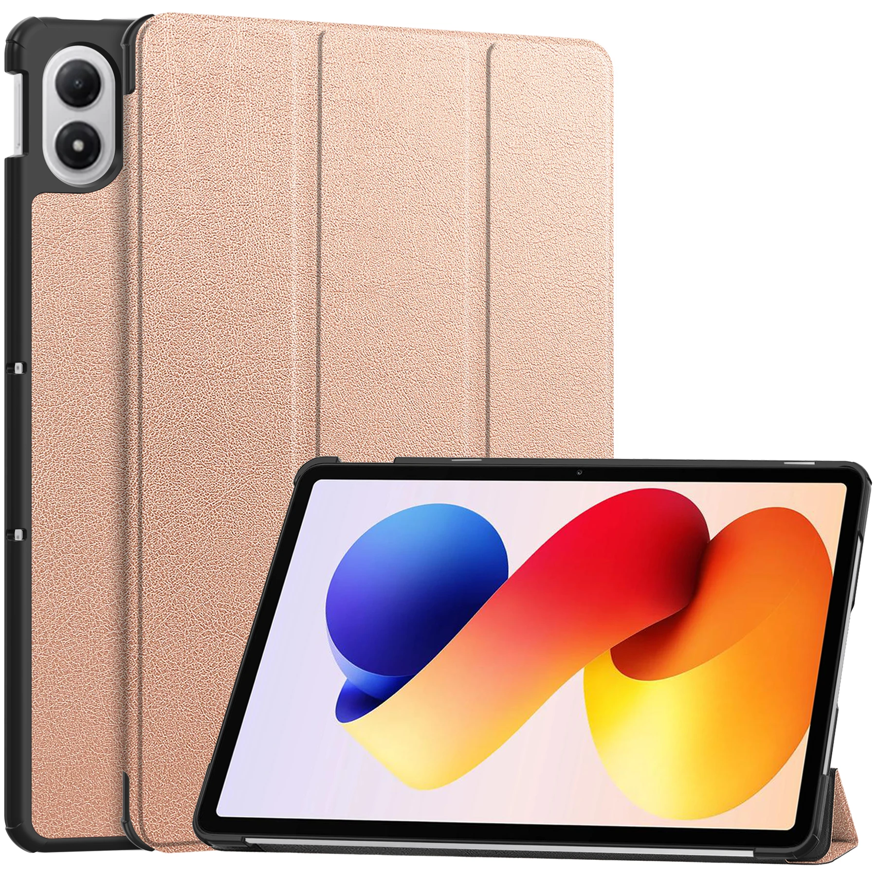 Premium PU Leather Tri-Folding Kids Stand Magnetic Tablet Cover