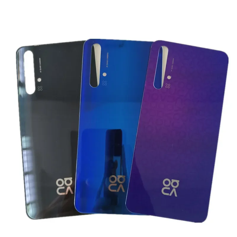 

Battery Back Cover for Huawei Nova 5T Rear Door 3D Glass Panel Glass Housing Case Nova5T Camera Glass Lens Adhesive