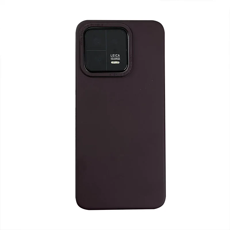 Luxury Matte Metal Bumper Phone Case with Camera Lens Protection and Shockproof Acrylic Back