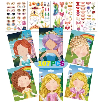 DIY Animal Face Sticker Puzzle 1