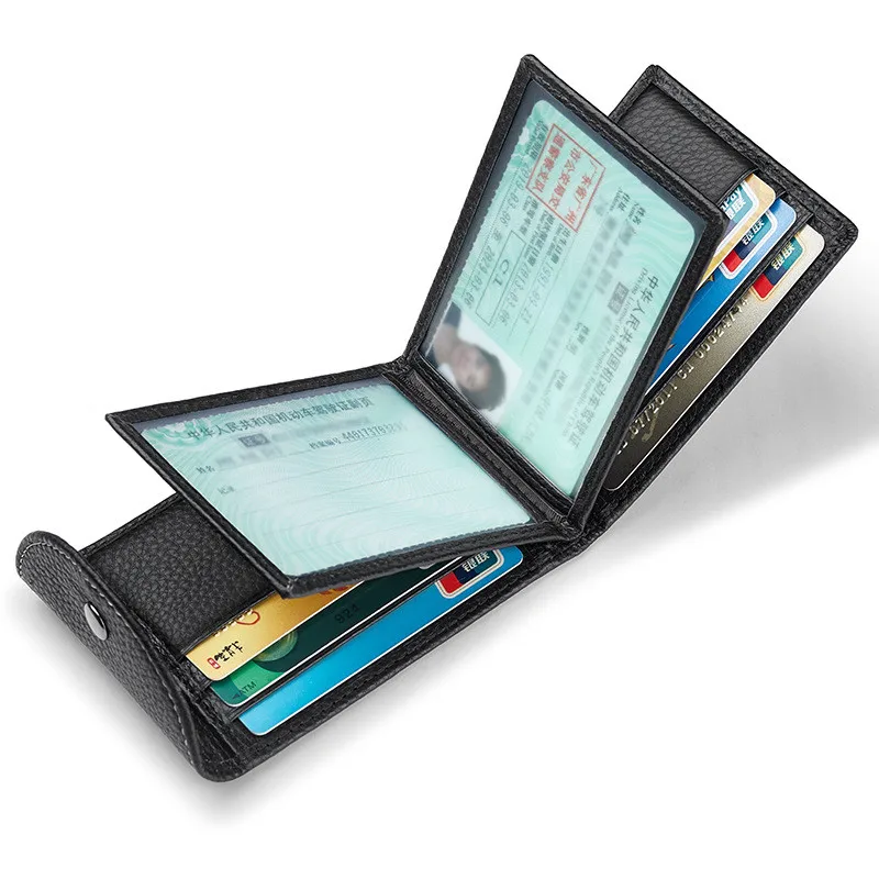 Funda De Piel Para Licencia De Conducir Automotriz
