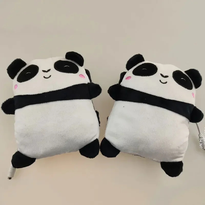 Heating Warm Face Warmers Fingerless Mitten 1 Pair Cartoon Unisex Powered Hands Cute Toast Heated Plush Gloves USB Hand Winter