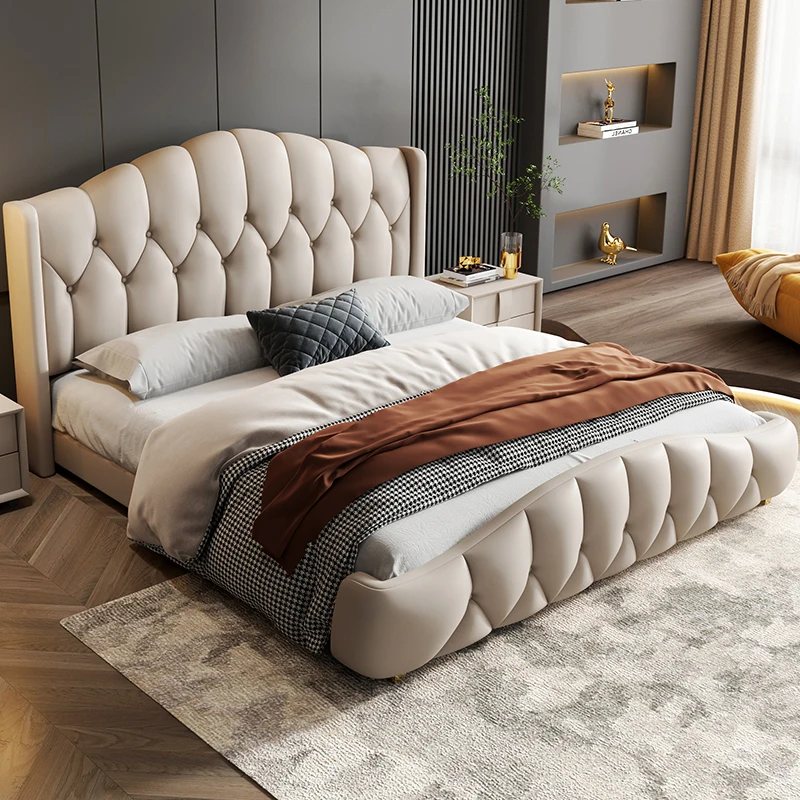 Comodini Letto Unico Testiere Per Camera Da Letto Estetiche Cornici Per Letto Queen Size Lusso Moderno Letto Matrimoniale Decorazione Per La Casa