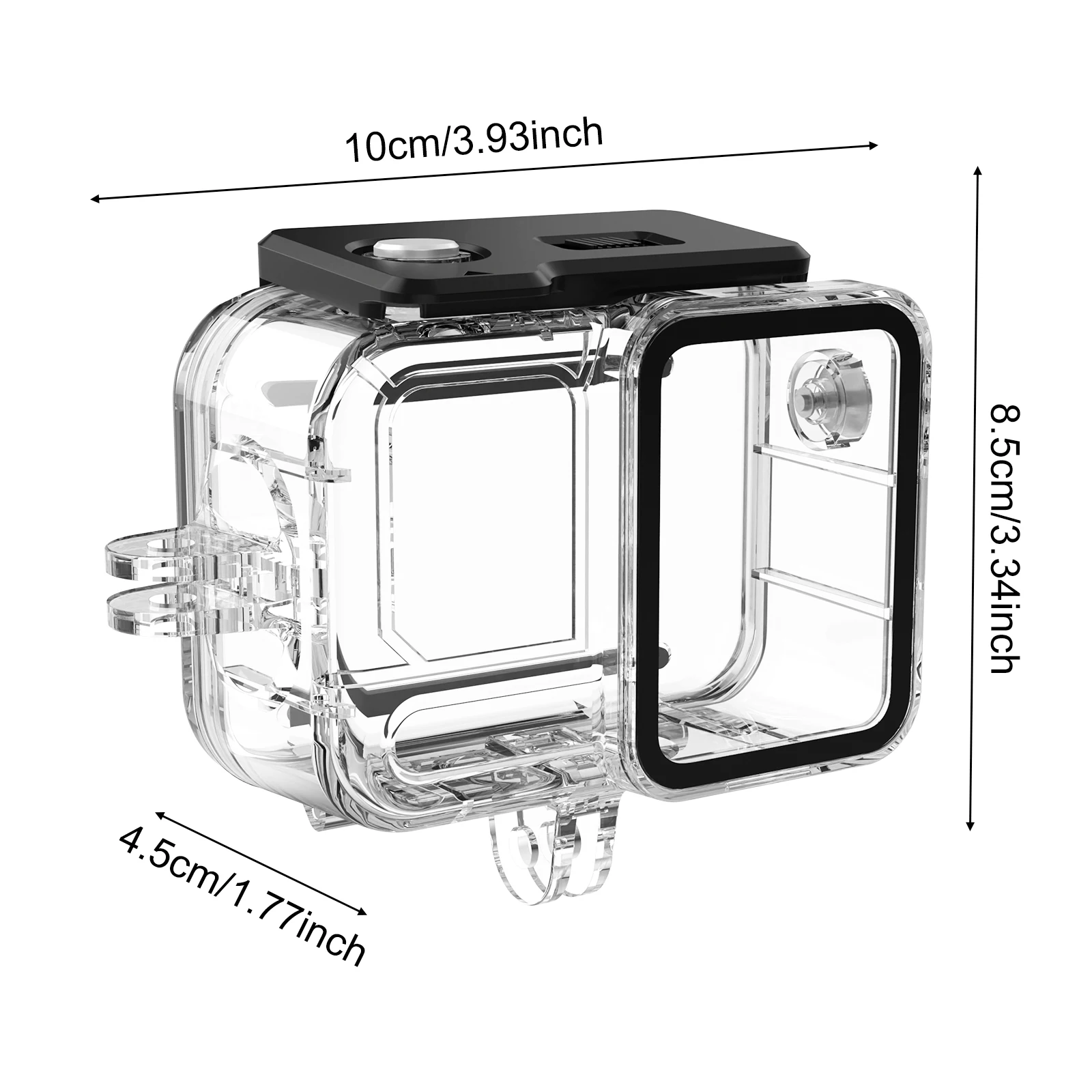 Waterproof Housing Protective Cover Underwater 45M Dive Shell Dive Case for Insta360 Ace Pro 2 / Pro Sports Camera Accessories