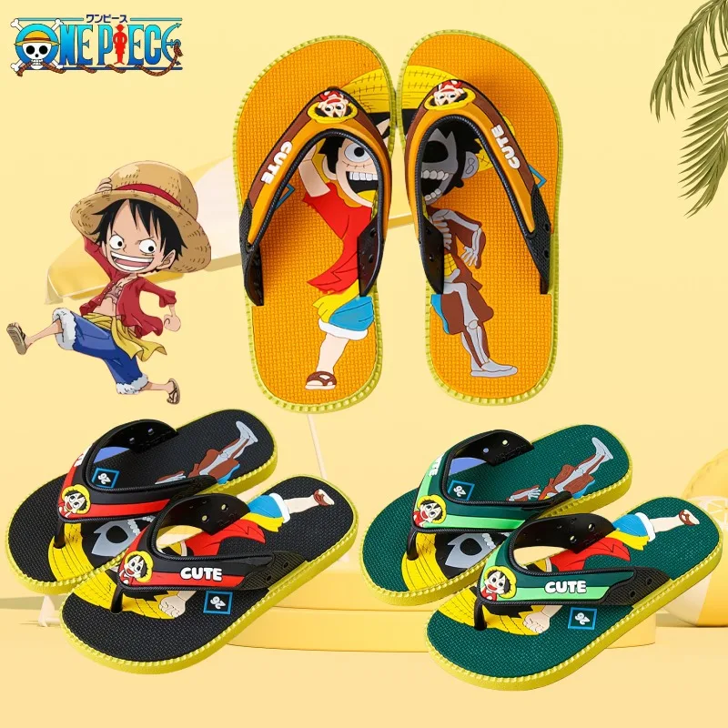 Cute One Piece Series Luffy Children's New Cartoon Pattern Wear