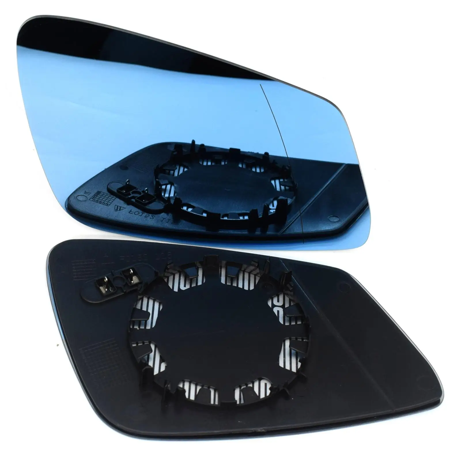 BMW 1 2 3 4 5 6 7 시리즈 F10 F20 F11 F01 F02 F30 F31 F46 F48 세트 운전자 승객 도어 사이드 윙 미러 유리 가열 블루