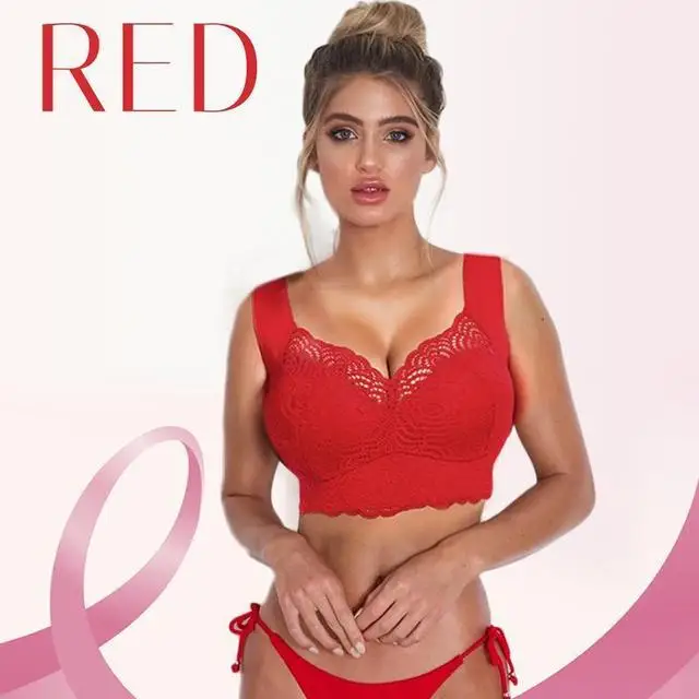 Aire Ultimate Lift Full-Figure Seamless Lace Bra – Wire-Free, Breathable, Maximum Support & Comfort - View #6