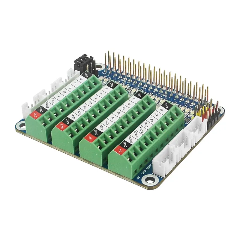 Bloco Terminal Led Breakout Board Hat Teste Placa de Expansão Raspberry pi Gpio Status 4b 3b Mais 3b 3a + - Imagem 5