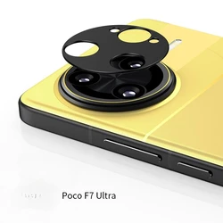 Premium Aluminum Camera Lens Protector Case - Rear Cover with Lens Ring Shield (For POCO F7 Ultra)