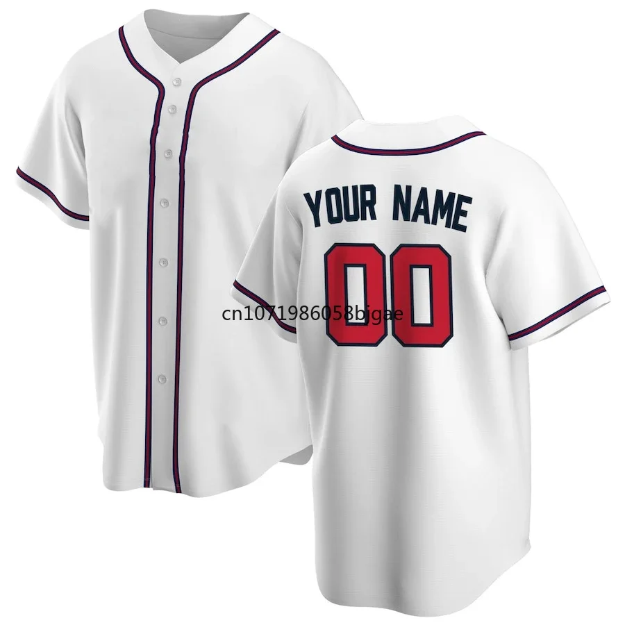 Camiseta de béisbol de Ozzie Albies, camiseta de los Estados Unidos, Atlanta, juego de béisbol, camiseta de 7 Dansby Swanson, camiseta deportiva, todas cosidas, tallas S-3XL para hombre de EE. UU.