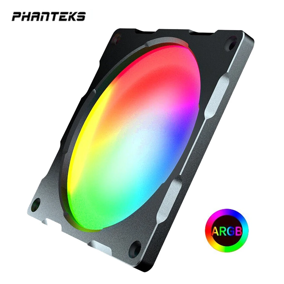 

Phanteks Aluminum Holy Ring 120mm/140mm 5V 3PIN ARGB Digital Encoded Streamer Fan Aperture Compatible with 12cm/14cm Case Fan