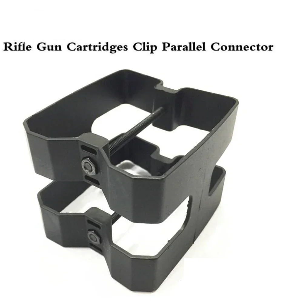 Clip De Magazine Tactique Pour AR15/M4, AK47/74, MP5 - Connecteur Parallèle, Ressort Inclus