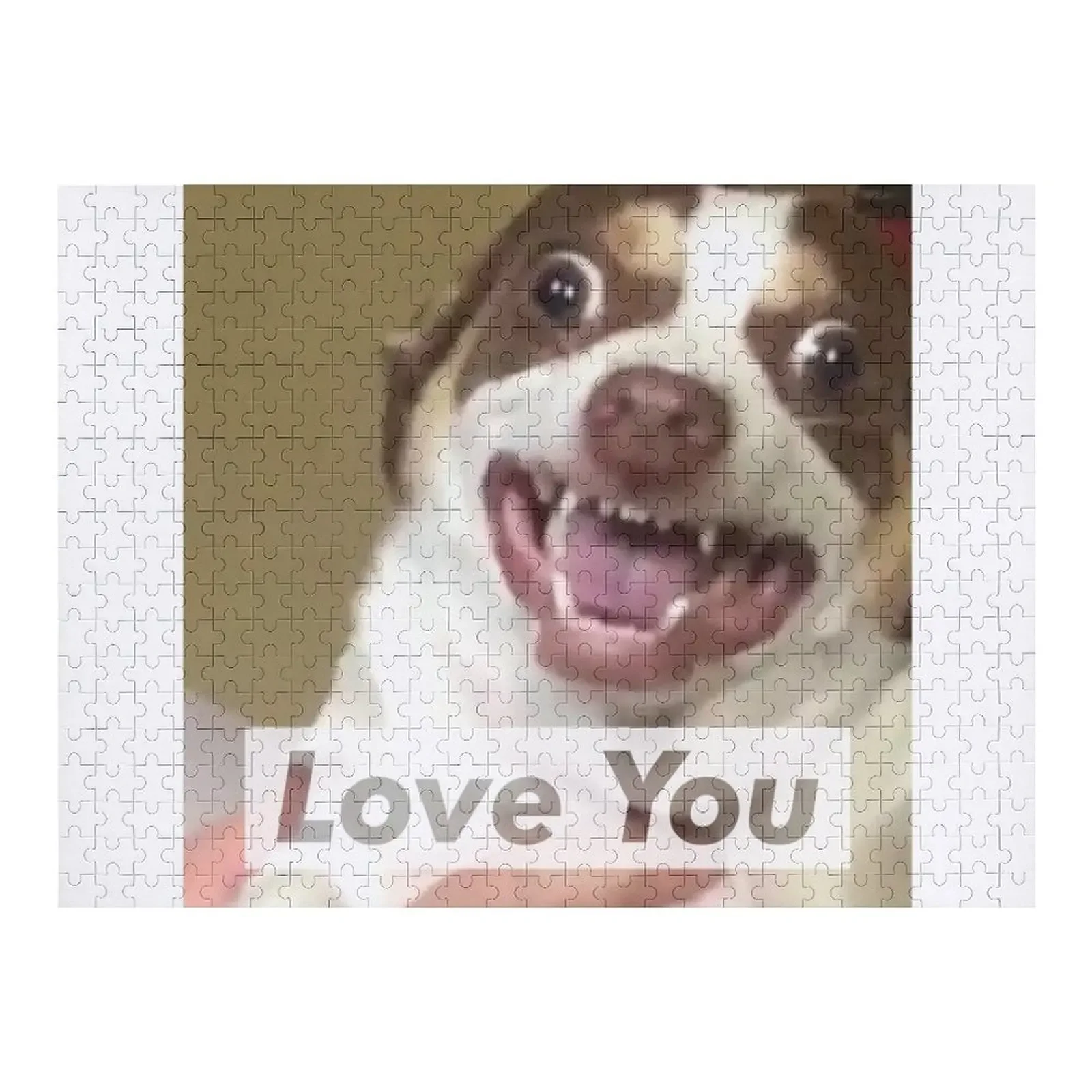 Mr Bubbs Loves You! Jigsaw Puzzle With Personalized Photo Personalized Toy Personalized Name Baby Wooden Puzzle