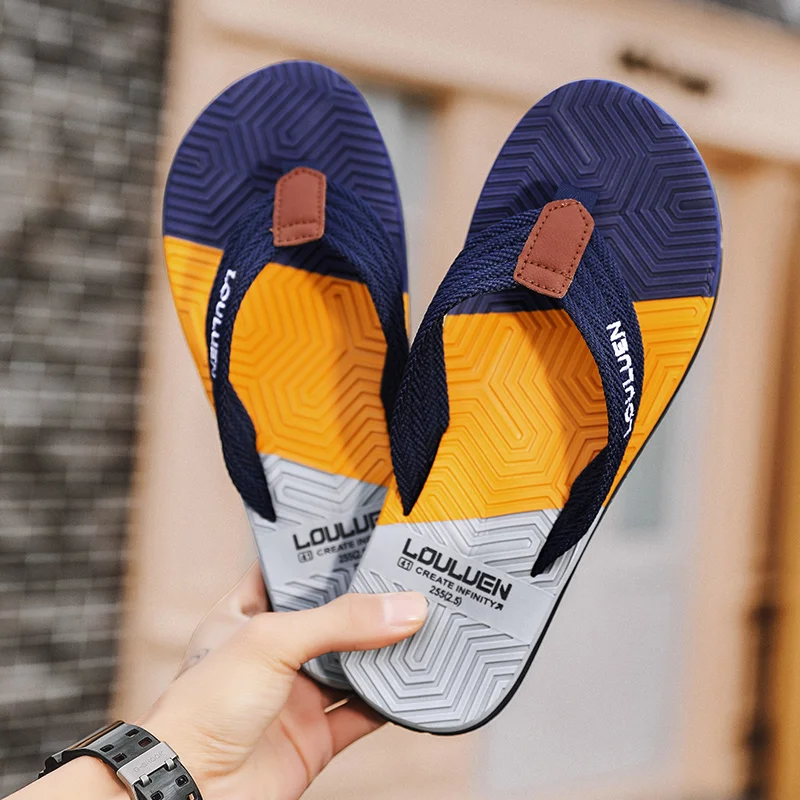 High Quality Brand Men Flip Flops Summer Beach Flip Flops Men Fashion