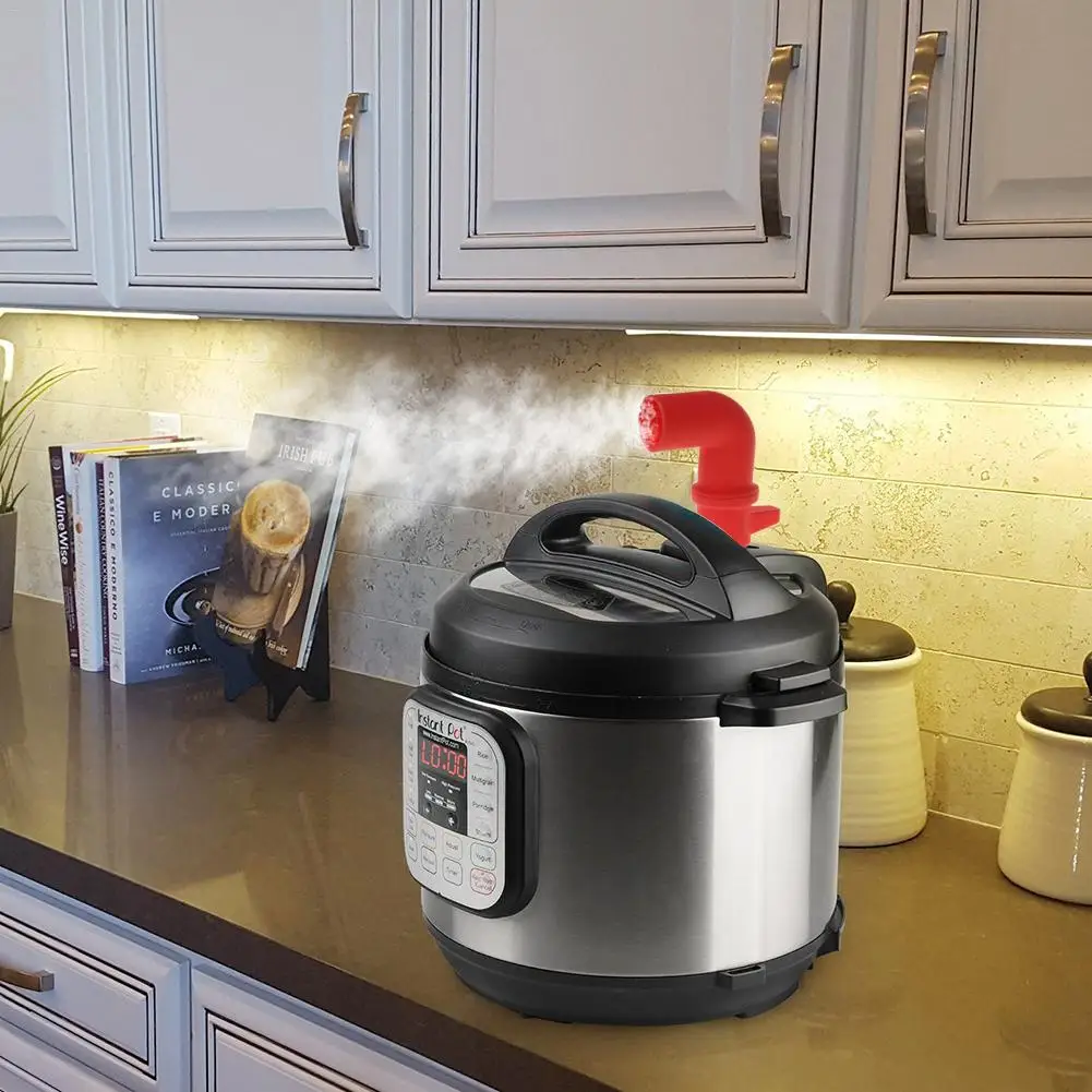 360 Rotating Pressure Cooker Steam Diverter Release Valve Accessories Silicone Instant Pot Pressure Cooker Steam Release Pipe cookware accessories,silicone pressure cooker gasket