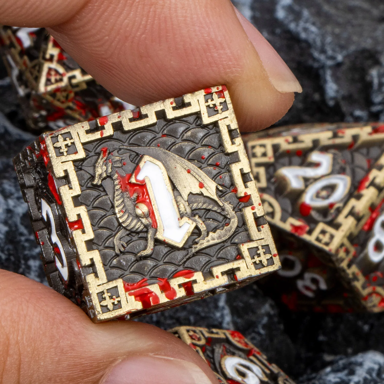 DND ݼ ֻ   巡 ֻ ٸü ֻ Ʈ  ÷ ֻ D & D ֻ Ʈ, D20 D10 D6, 7PCs