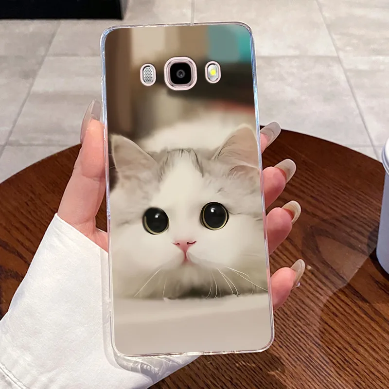 Aesthetic Cute Cat Transparent Phone Case Cover