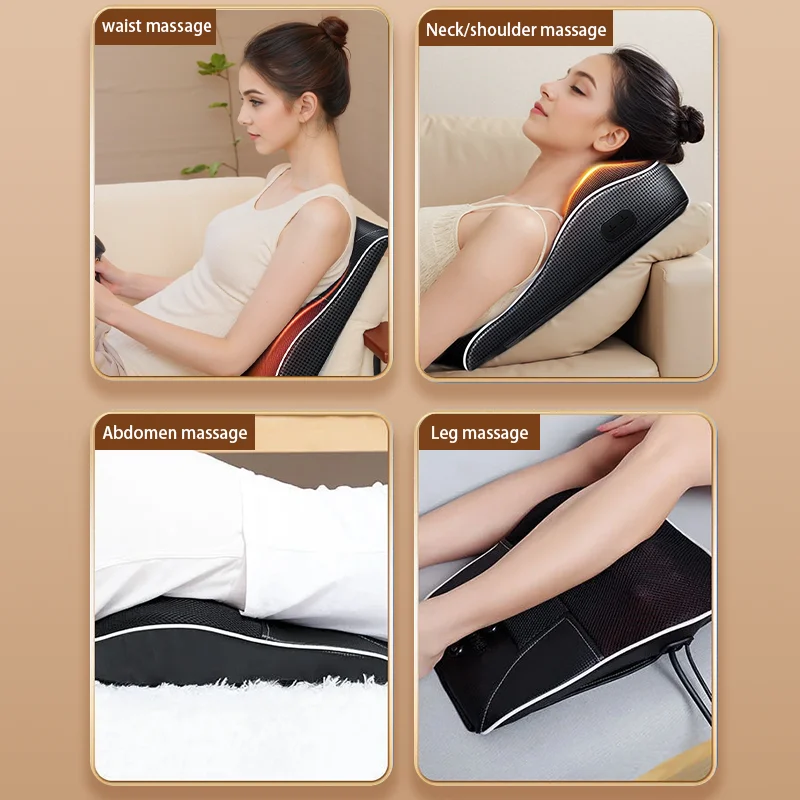 Head Body Back Waist Massager with Heating Vibrating Massage