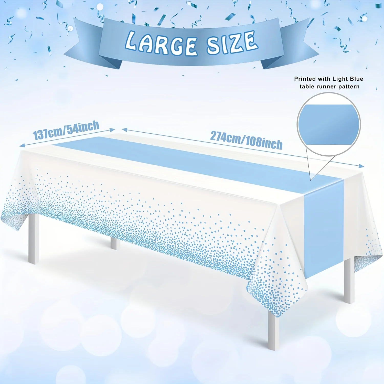 Elegant Disposable Rectangular Table Covers for Party Decor and Special Events