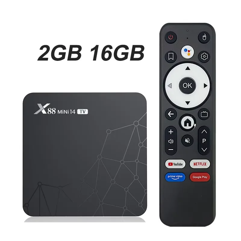 Original X88 Mini 14 TV Android 14 Smart TV BOX RK3518 Quad Core