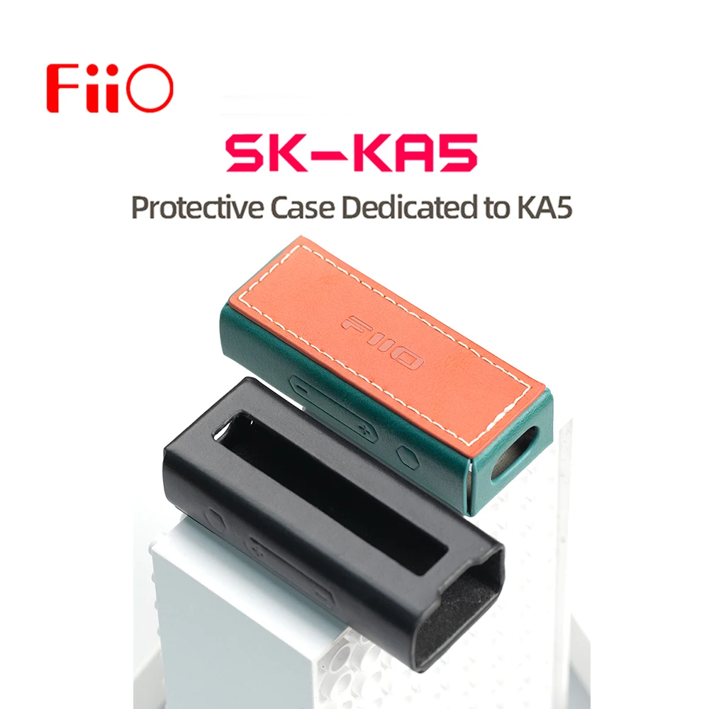 FIIO-革製保護ケース,レザープロテクター,カ5アンプ用,SK-KA5 - AliExpress