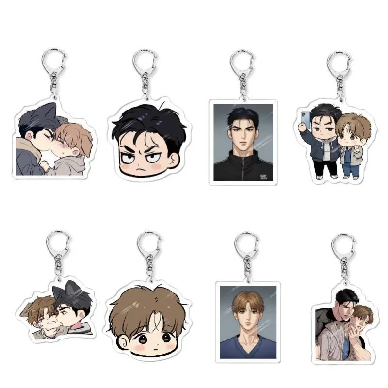 

8pcs Anime Jinx Collection Keychain Cartoon Joo Jaekyung Kim Dan Acrylic Pendant Key Chain Ornament Bag Accessories For Friends