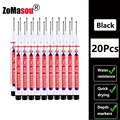 20mm Black 20pcs