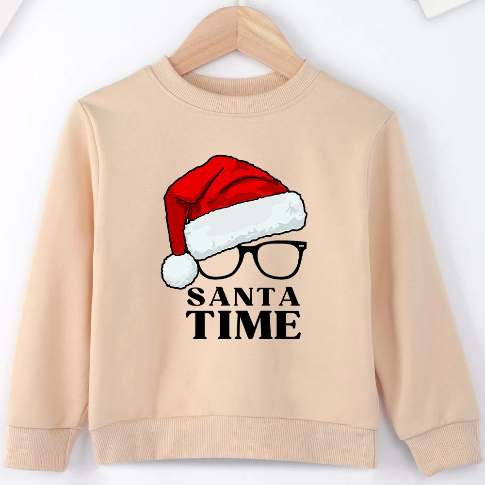thumbnail image 1 of Ropa divertida de Navidad para niños, sudadera roja para festivales, sudadera para niño y niña, camisetas para fiestas de Navidad en casa, sudaderas suaves y acogedoras para niños 2023, 1 of 5